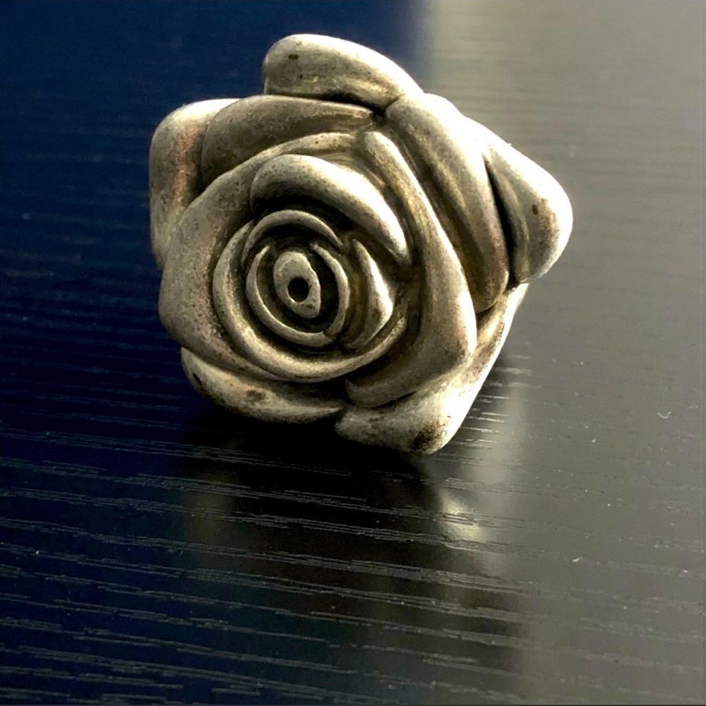 Rose Metal Ring, 6 - Picture 2 of 10